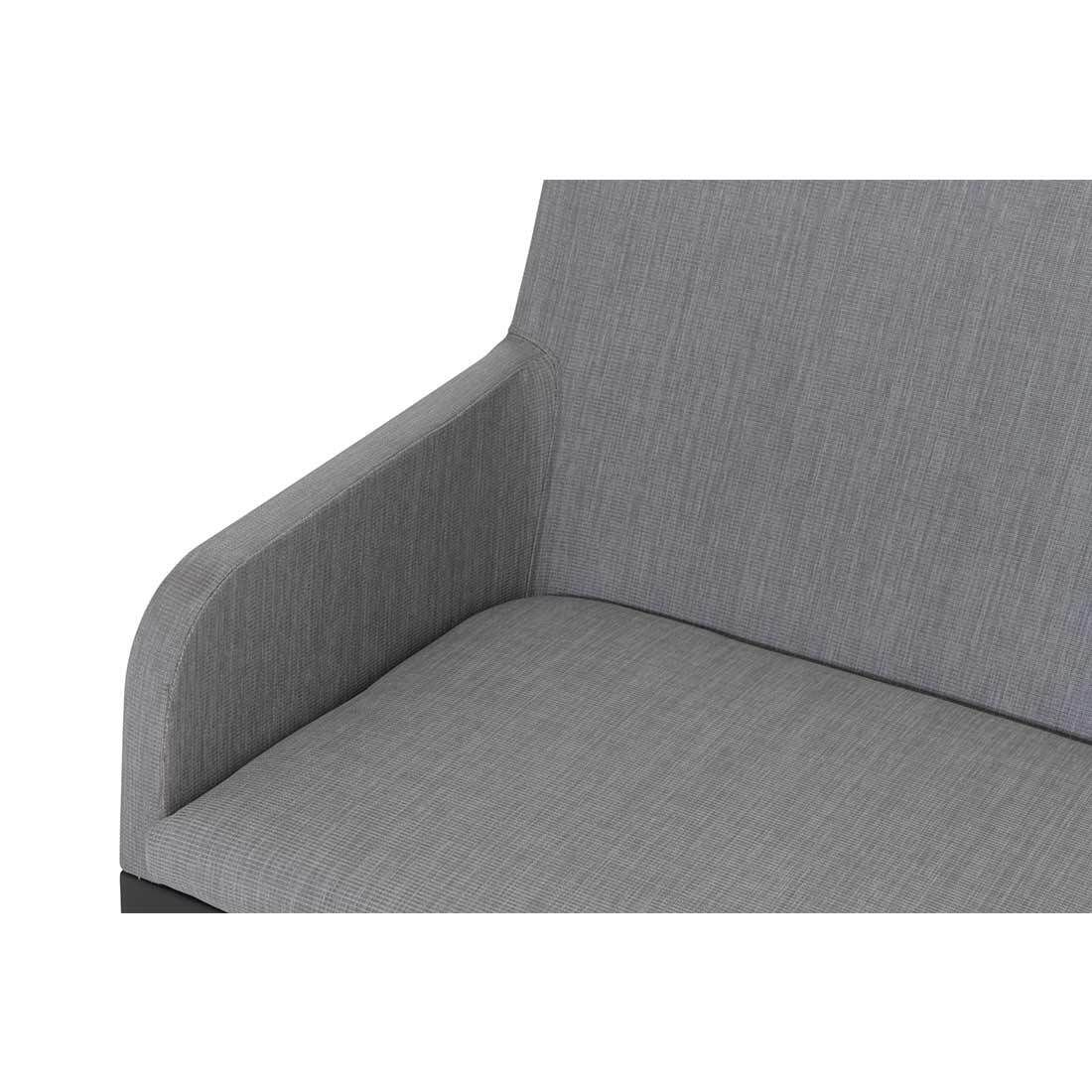 Spisesofa ute Ricardo aluminium 138x63 cm sete og ryggstøtte