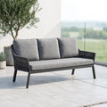 Spisesofa ute Sofano aluminium tau olefin 171 cm forfra