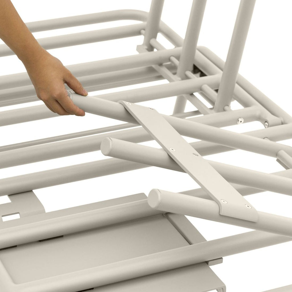 Spisesofa ute Somerset aluminium olefin 199 cm brukt utendørs