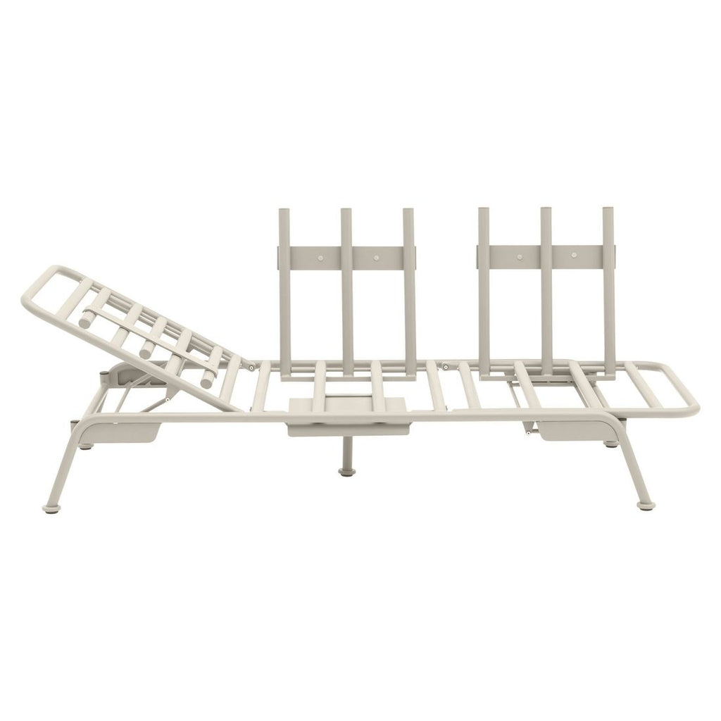 Spisesofa ute Somerset aluminium olefin 199 cm detalj av relaxfunksjon