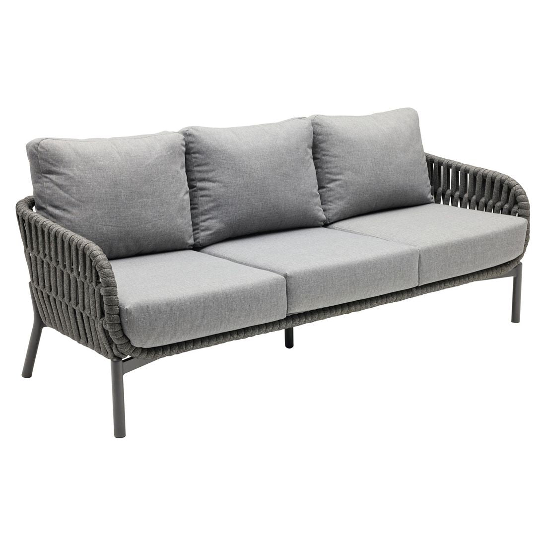 Spisesofa ute Terano low dining aluminium tau 204 cm bakside
