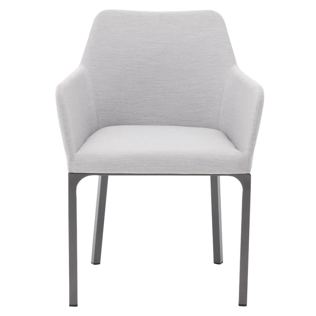 Spisestol ute 7003 aluminium akryl 62x62 cm bakside