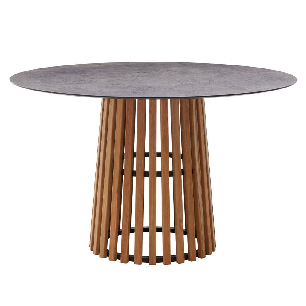 Spisestol ute 7003 aluminium akryl 62x62 cm armstøtte