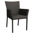 Spisestol ute Artus aluminium Sunbrella forfra