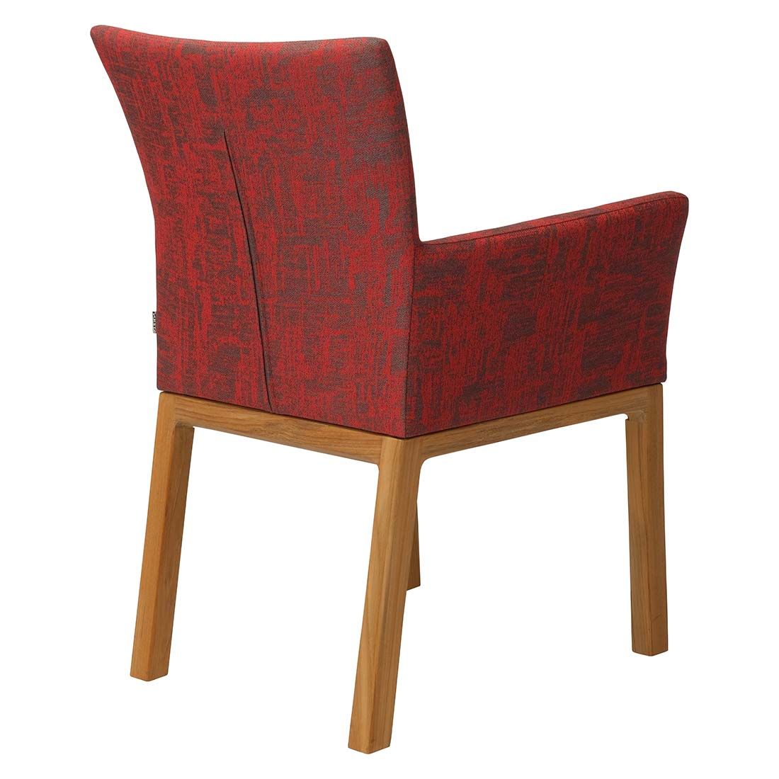 Spisestol ute Artus teak/Sunbrella 63x63 cm - Stern montert på terrasse