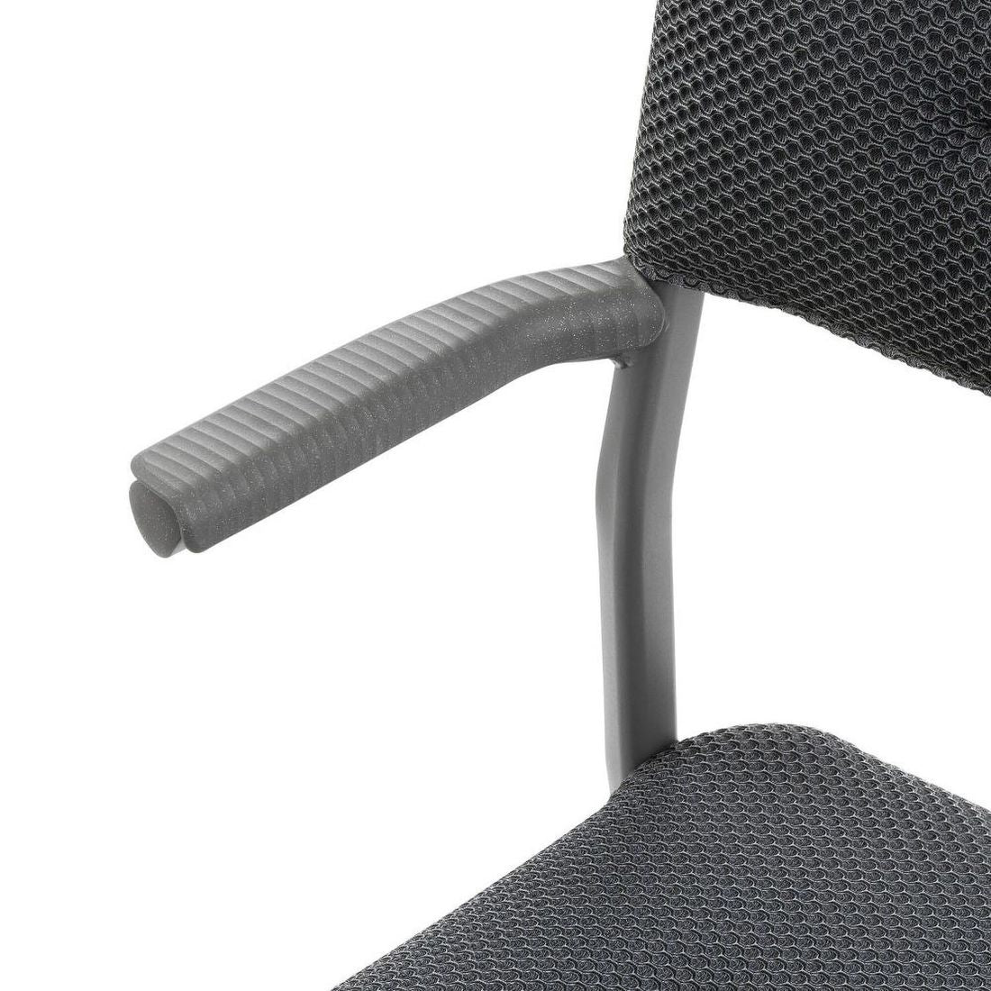 Stabelstol med armlener Oron aluminium/BeComfort 58x49 cm - Lafuma