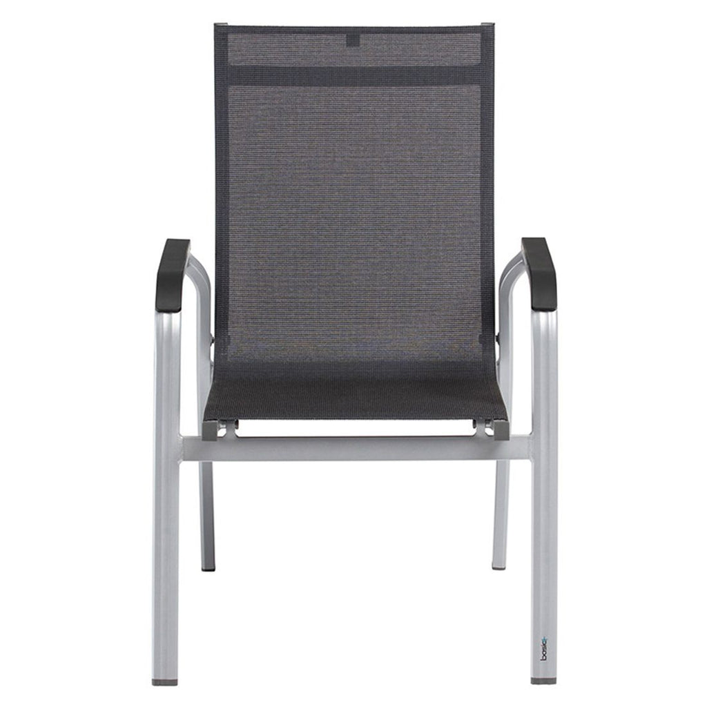 Nærbilde av armlener på Stabelstol med armlener Basic+ Premium aluminium/textilen - Kettler