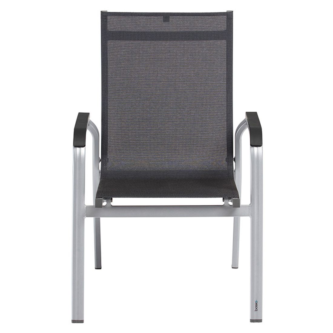 Nærbilde av armlener på Stabelstol med armlener Basic+ Premium aluminium/textilen - Kettler