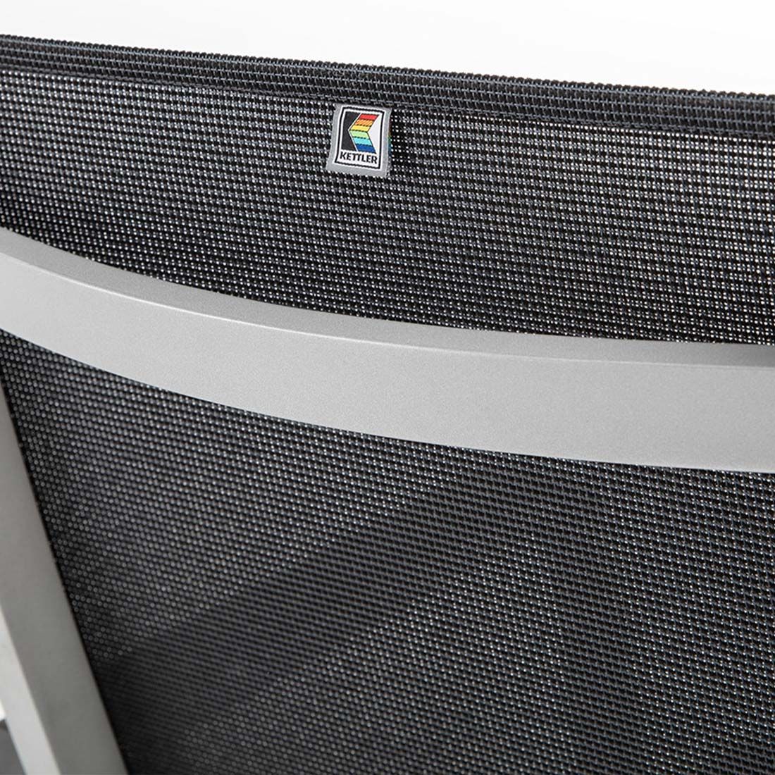 Ben på Stabelstol med armlener Basic+ Premium aluminium/textilen - Kettler