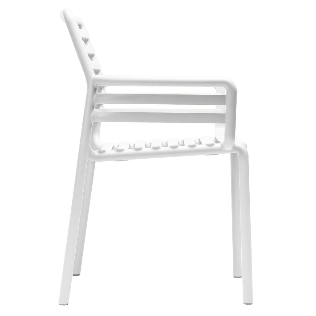 Stabelstol Doga plast, 60 cm hvit - Nardi