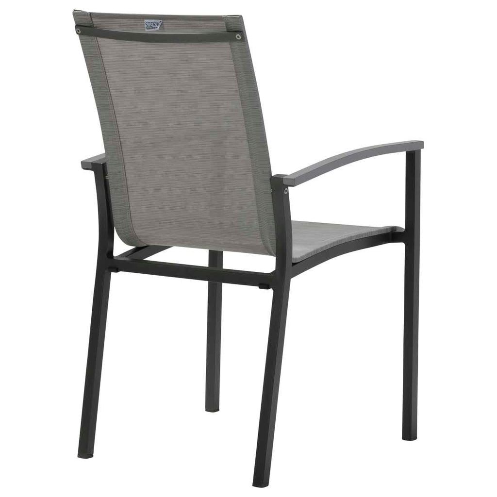 Stabelstol Evoee aluminium/textilen 56x65 cm - Stern bakside