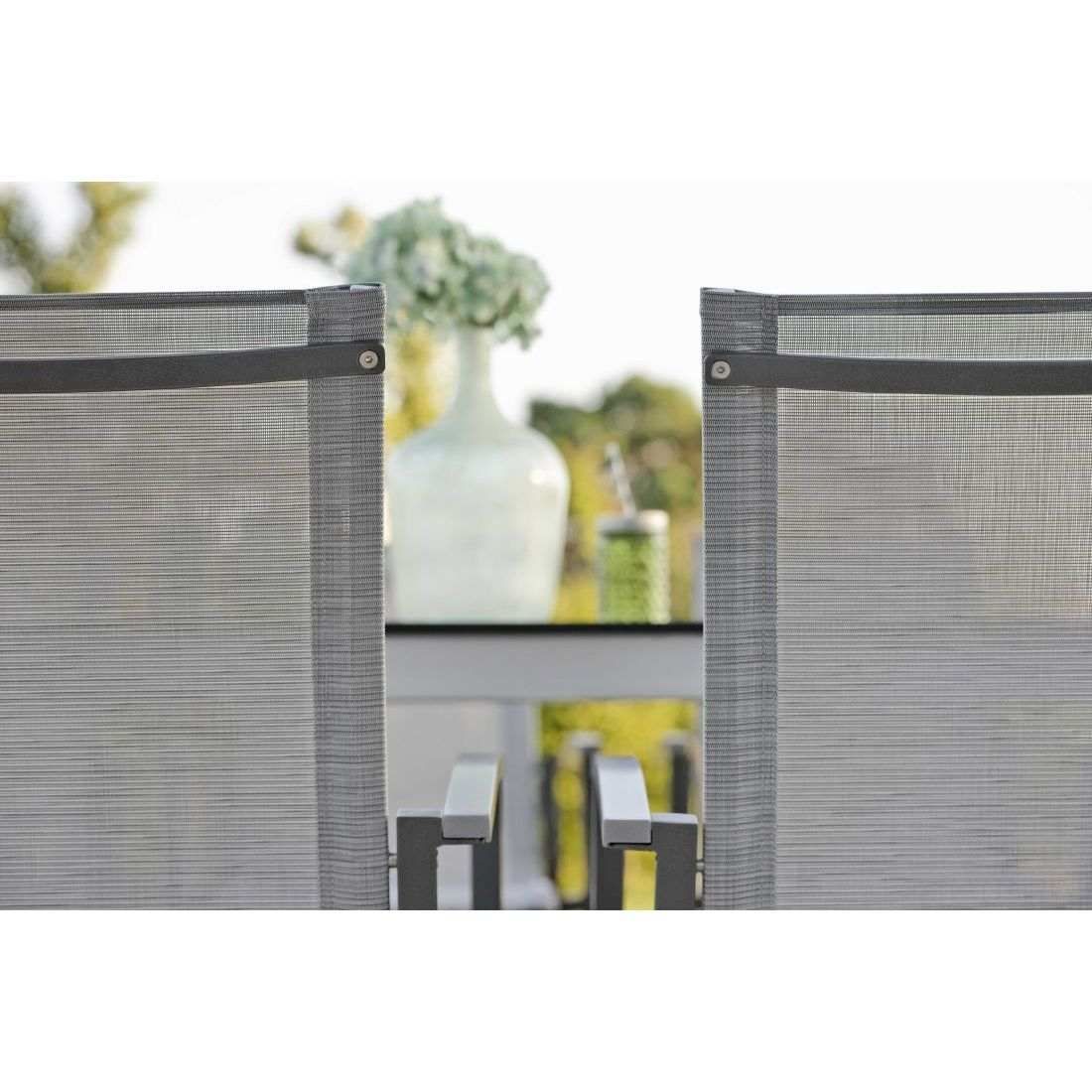 Stabelstol Evoee aluminium/textilen 56x65 cm - Stern utsikt fra oven