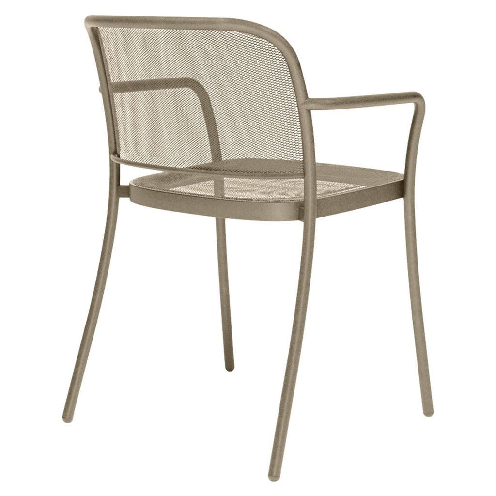 Stabeling av flere Stabelstol med armlener Café stål taupe 58x57 cm