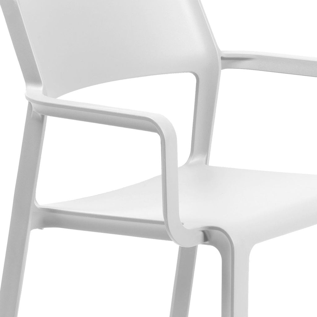 Stabelstol med armlener Trill plast visning av ben