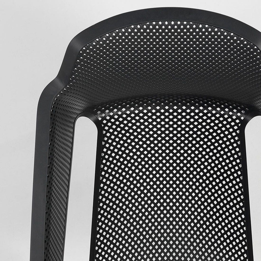 Stabelstol Net plast antrasitt 60,5x58,5 cm - Nardi stabelt