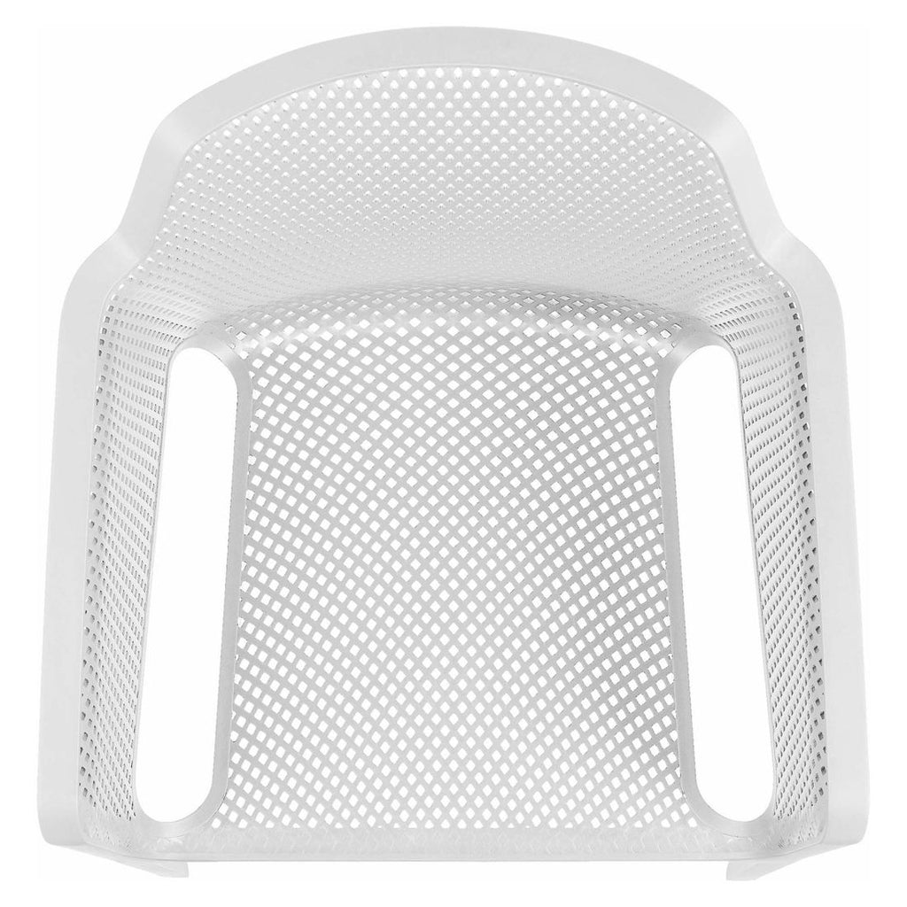 Stabelstol ute Net Relax plast hvit 67x71 cm - Nardi stablet
