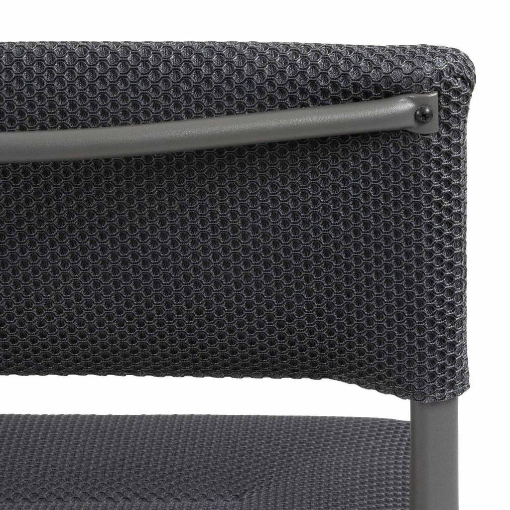 Stabelstol Oron aluminium/BeComfort 50x49 cm - Lafuma