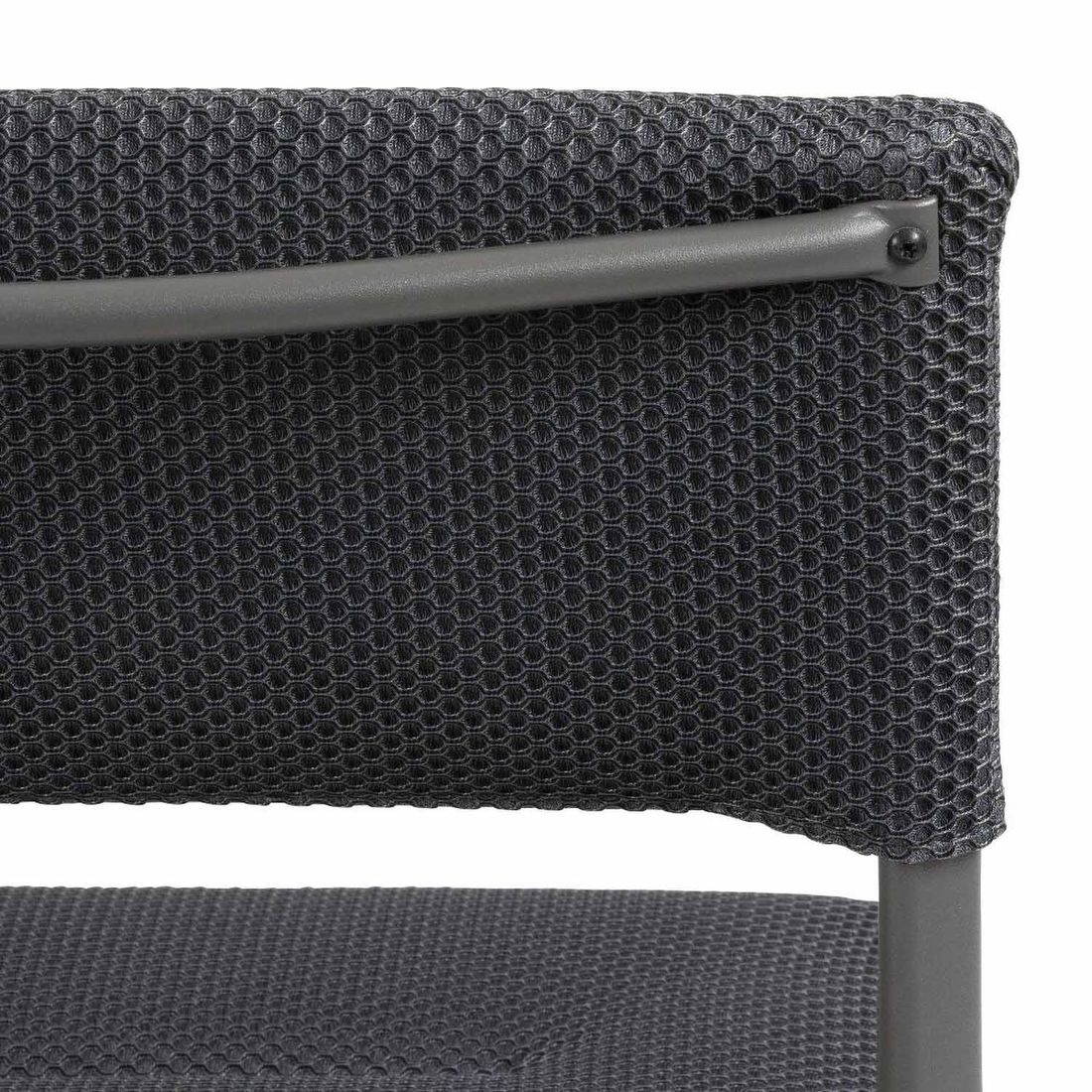 Stabelstol Oron aluminium/BeComfort 50x49 cm - Lafuma