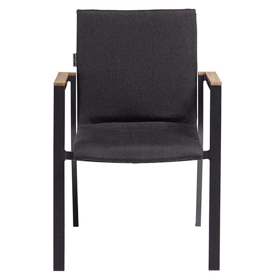 Stabelstol Rasmus aluminium/Sunbrella 60x62 cm detalj av materiale