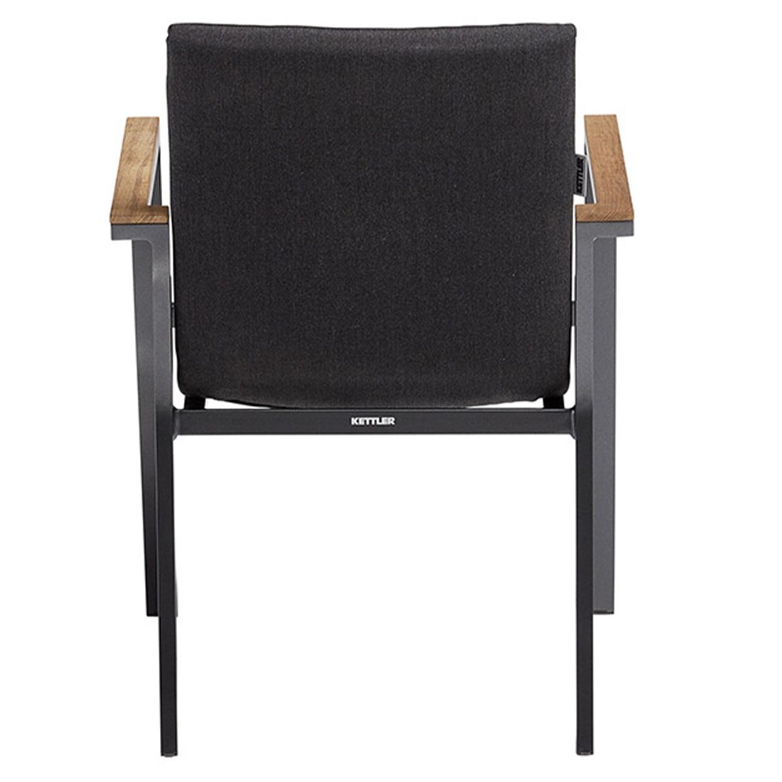 Stabelstol Rasmus aluminium/Sunbrella 60x62 cm nærbilde av sete