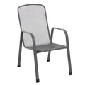 Stabelstol Savoy Basic stål 58x62 cm fra siden
