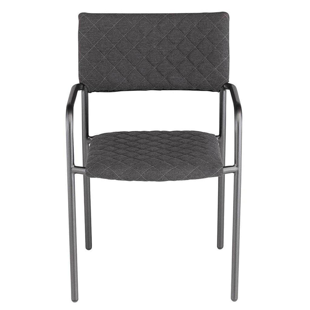 Stabelstol ute Benito aluminium Sunbrella 56 cm detalj av stolben