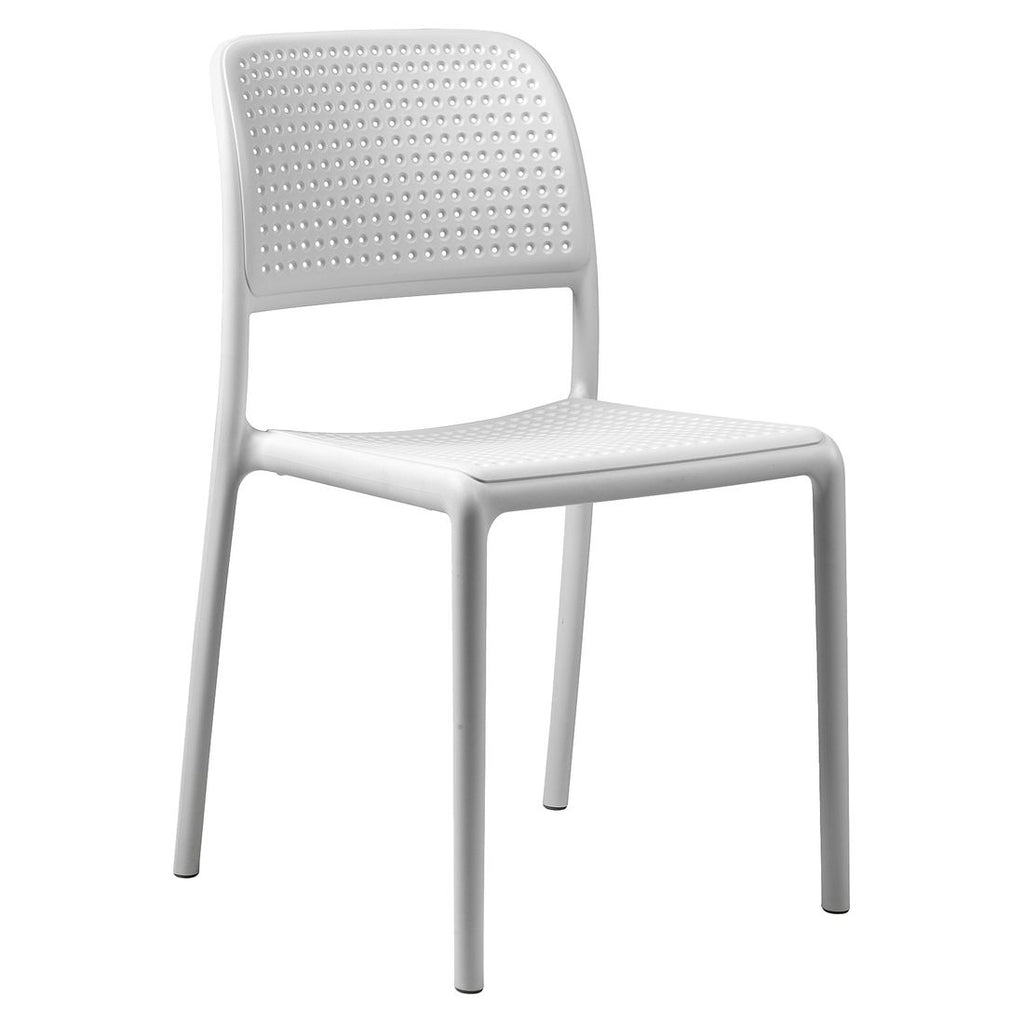 Stabelstol ute Bora Bistrot plast 49x54 cm - Nardi forfra