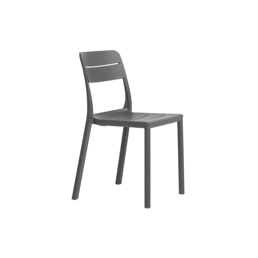 Stabelstol ute Cassia plast 49x50 cm Nardi forfra