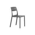 Stabelstol ute Cassia plast 49x50 cm Nardi forfra