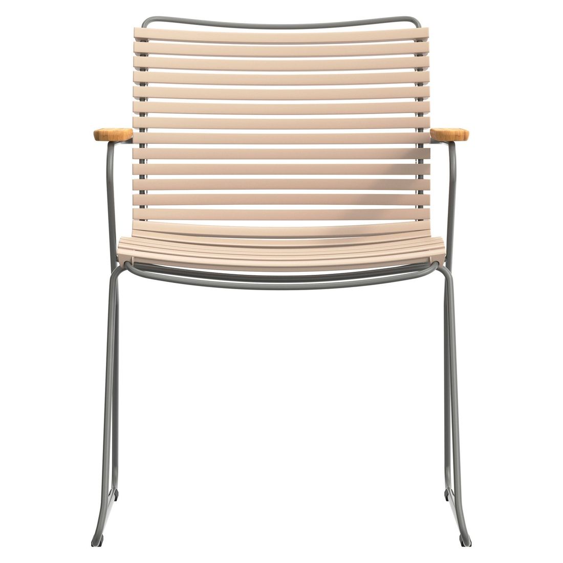 Stabelstol ute Click stål/plast 60,5x58 cm - Houe