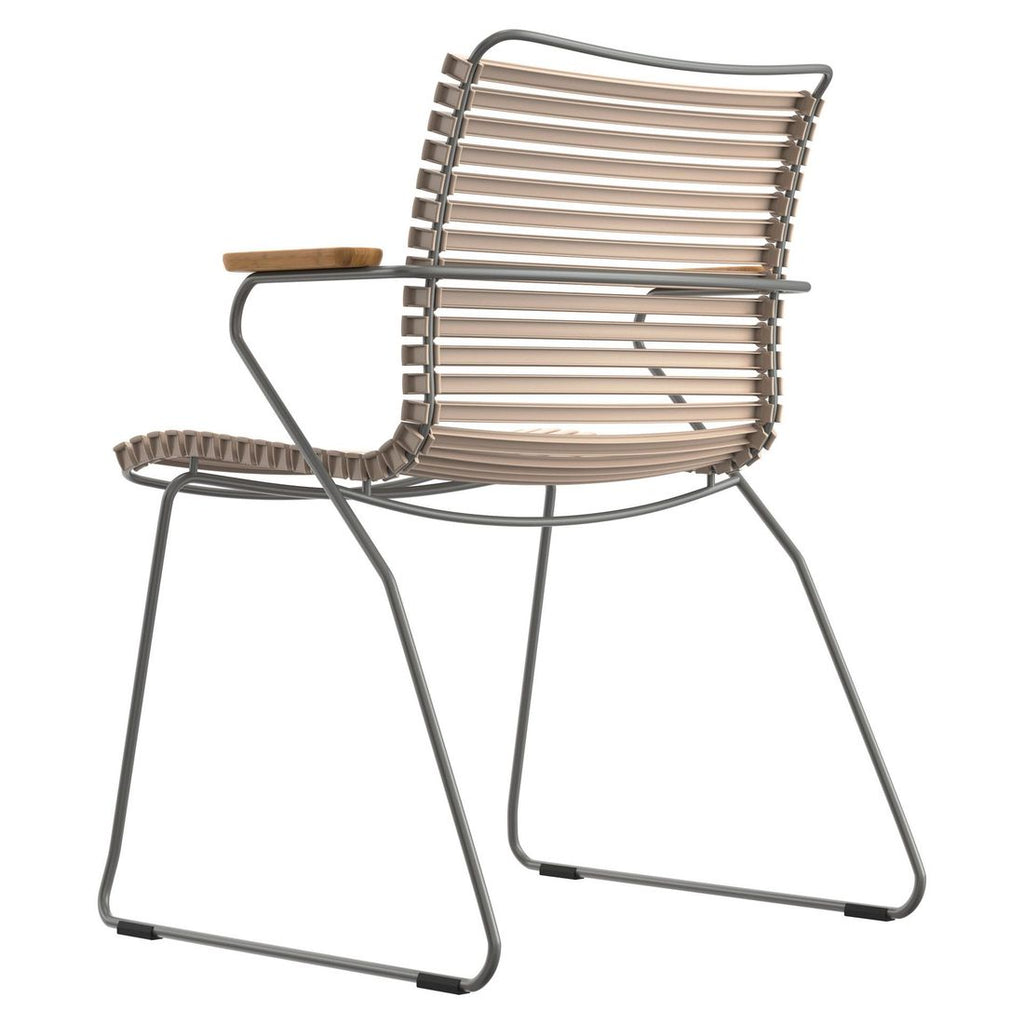 Stabelstol ute Click stål/plast 60,5x58 cm - Houe