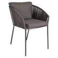 Stabelstol ute Cliff aluminium/tau med puter - Stern forfra