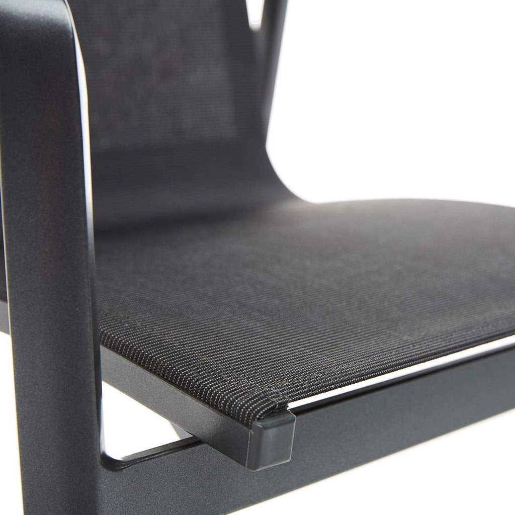 Stabelstol ute Diamond aluminium/textilen antrasitt - Kettler