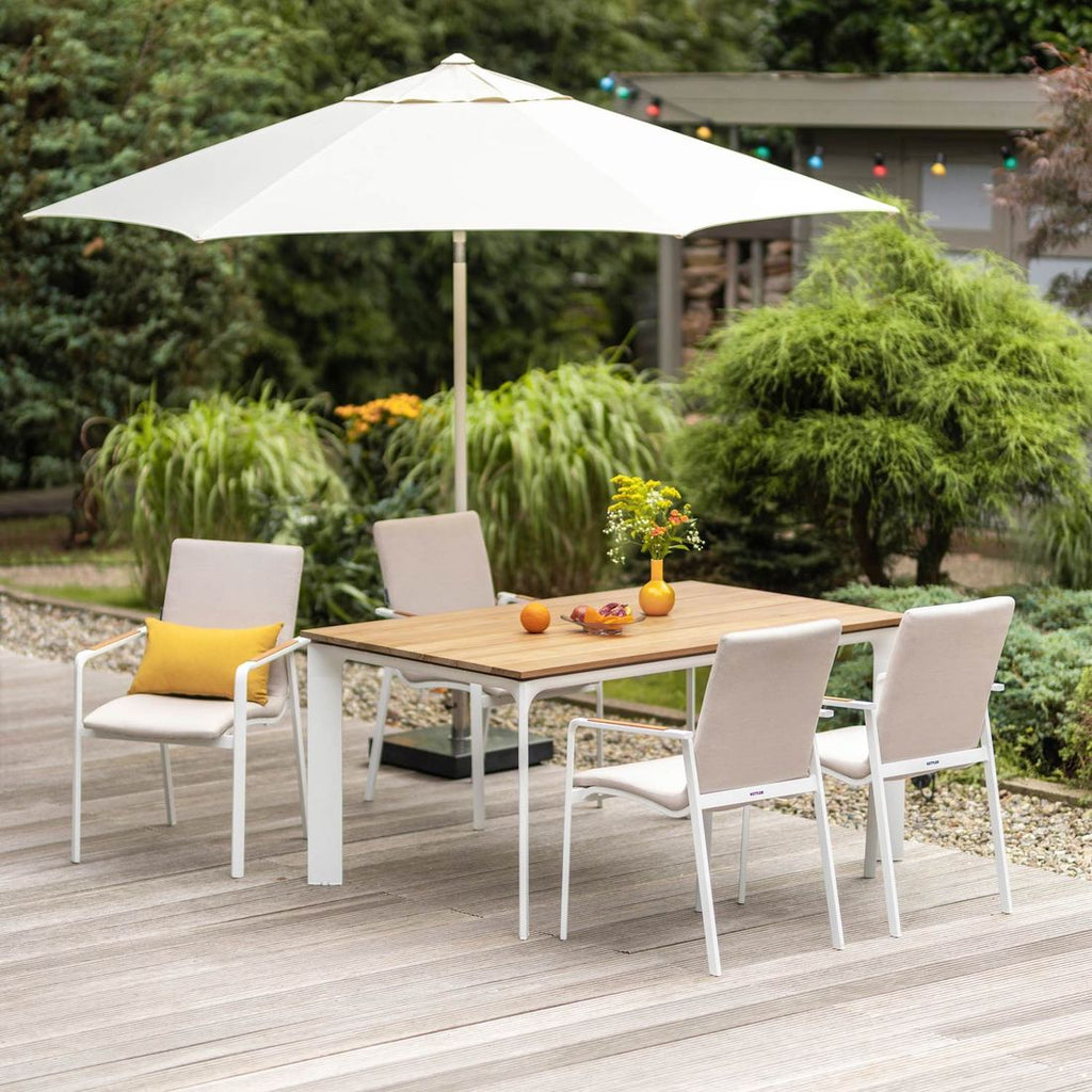 Stabelstol ute Diamond aluminium Sunbrella lett vekt
