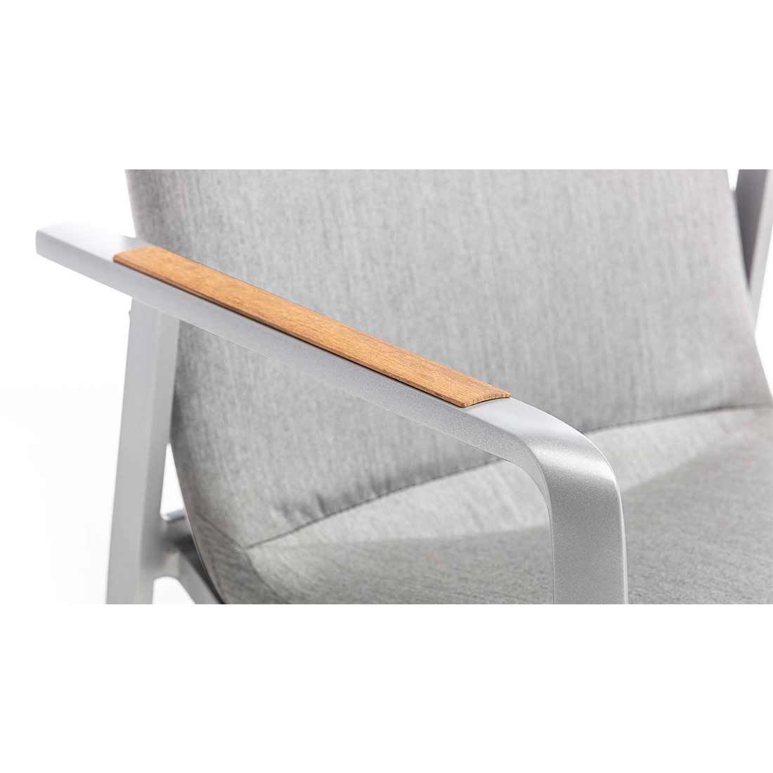 Pakking av Stabelstol ute Diamond aluminium/Sunbrella 57,5x62 cm