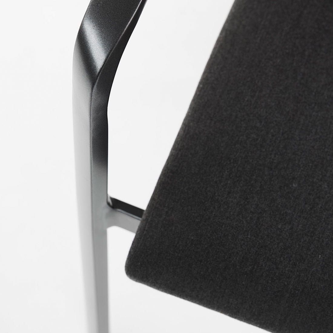 Sete og rygg i Sunbrella stoff på Stabelstol ute Diamond aluminium/Sunbrella - Kettler