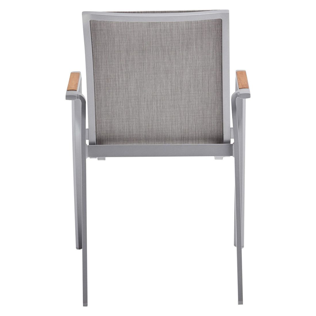 Stabelstol ute Diamond aluminium/textilen sølv/lysgrå - Kettler