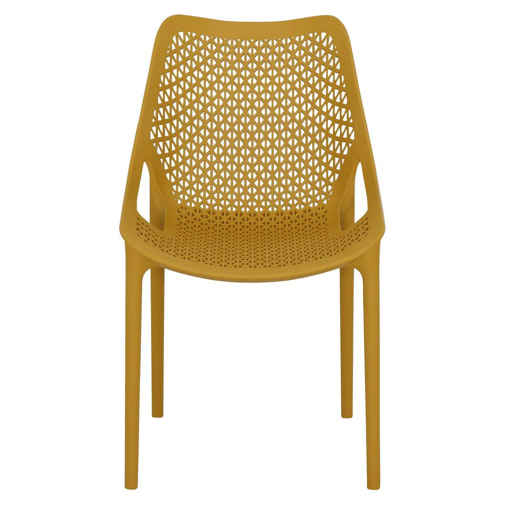 Montert Stabelstol ute District plast 50x60 cm - Siena Garden i hage