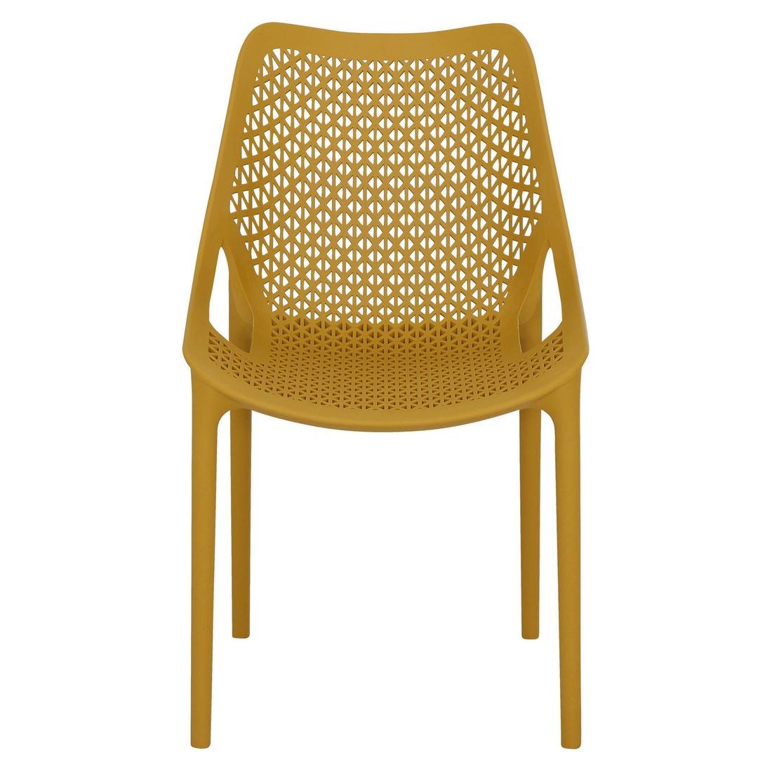 Montert Stabelstol ute District plast 50x60 cm - Siena Garden i hage