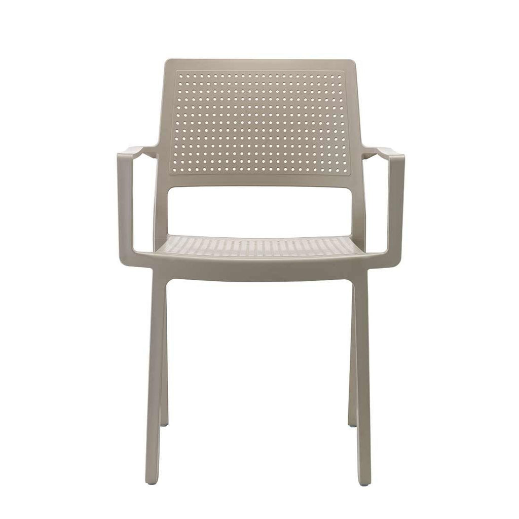 Detalj av Stabelstol ute Emi plast 46x48 cm - Scab Design i Dove Grey