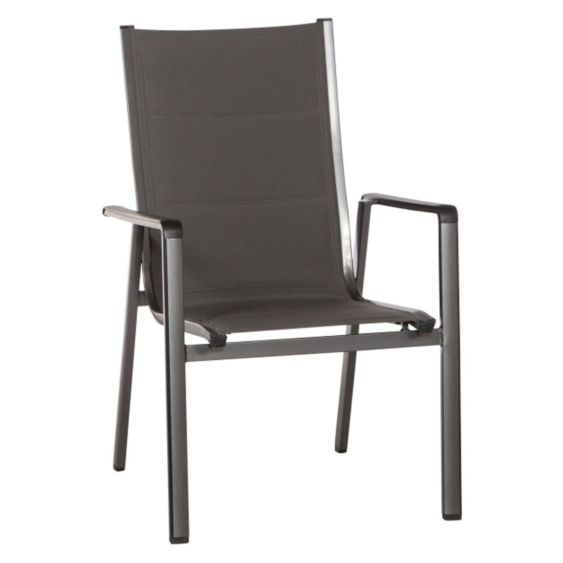 Stabelstol ute Futosa aluminium tekstilen 64,5x69 cm forfra
