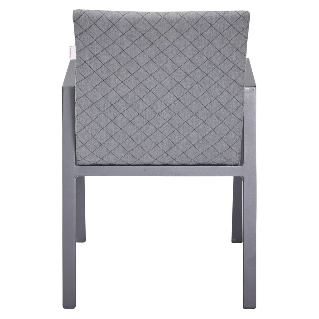 Stabelstol ute Galomo aluminium/Sunbrella seteside
