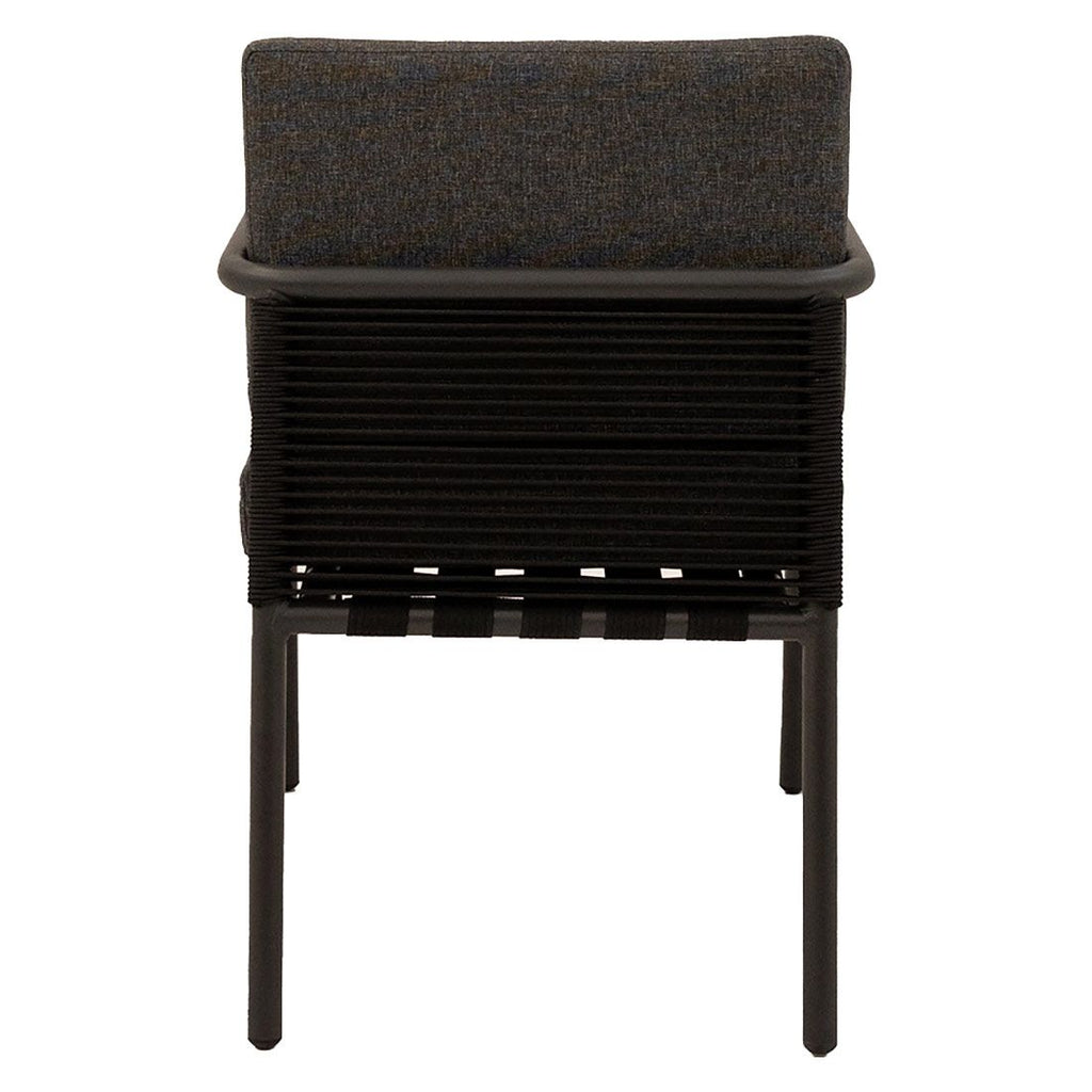 Stabelstol ute Horizon aluminium med puter 57 cm montert