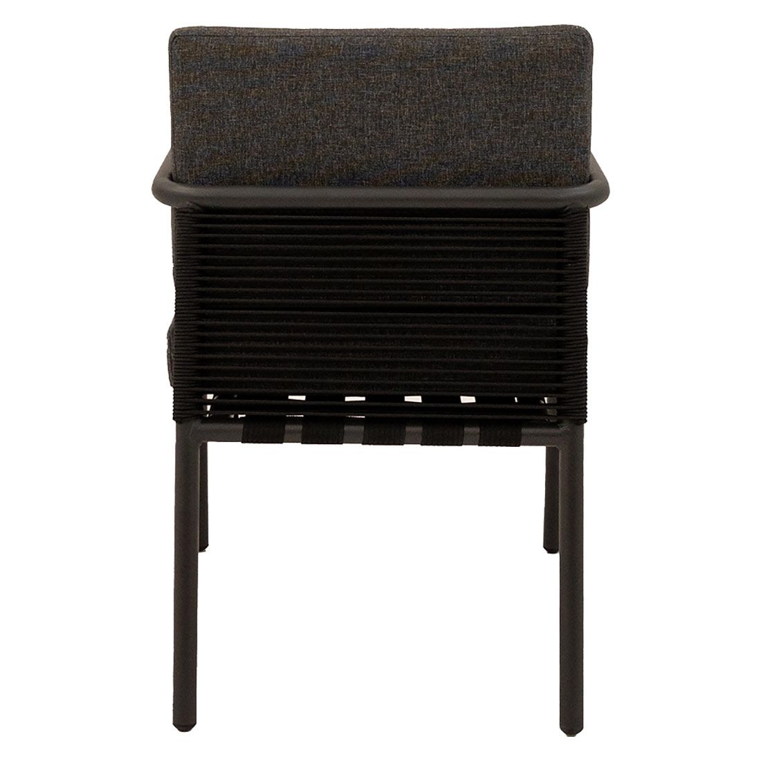Stabelstol ute Horizon aluminium med puter 57 cm montert