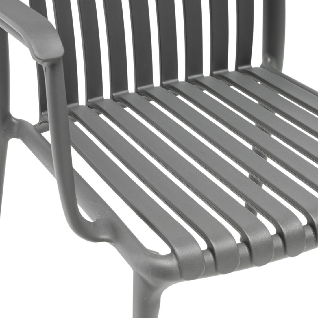 Stabelstol ute Lago plast med sittehøyde 45 cm