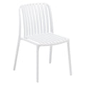 Stabelstol ute Lago plast 55x56 cm forfra