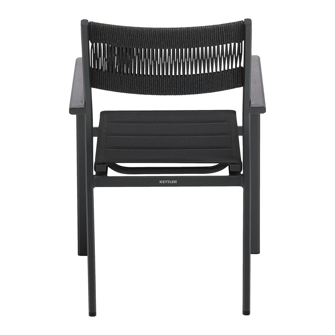 Stabelstol ute Lugano aluminium tau stablet