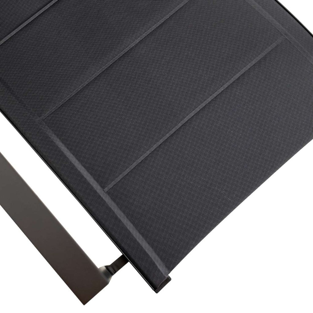 Stabelstol ute Melbourne aluminium/textilen antrasitt - OUTLIV stablet