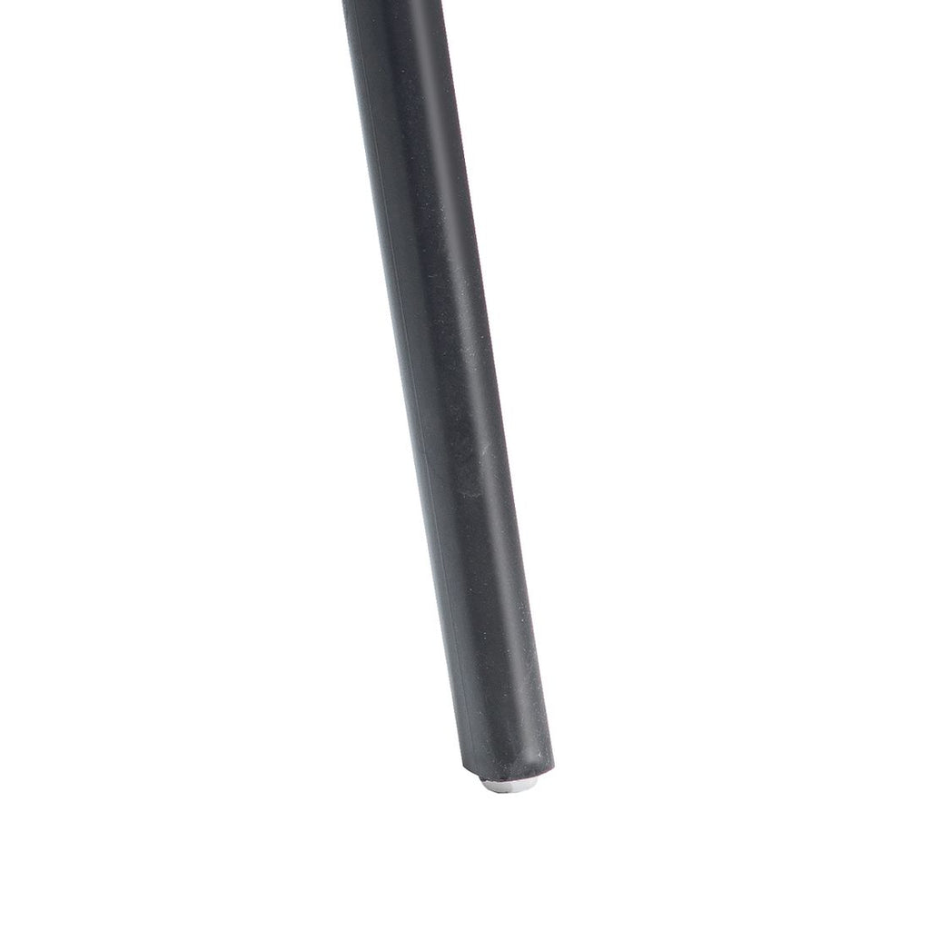 Stabelstol ute Minush plast svart 59x56 cm - Gaber sittende vinkel