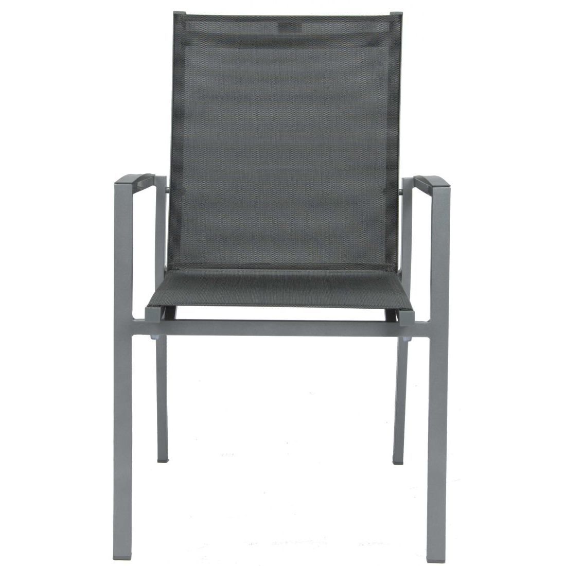 Stabelstol ute New Levanto aluminium/textilen - Stern bakside